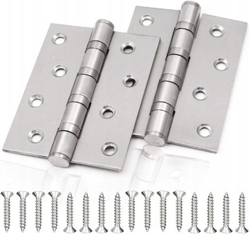 ZAWIAS BUDOWLANY SPLATANY DRZWI 100x77x3mm 2szt