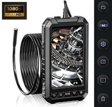 Камера для эндоскопического осмотра Inskam ALS5005 5 м 2 камеры водонепроницаемая IP67