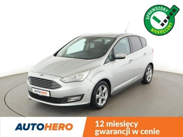 Ford C-MAX II Grand C-MAX Facelifting 1.5 TDCi ECOnetic 105KM 2016 Ford C-Max Navi Klimatyzacja Czujniki parkowania