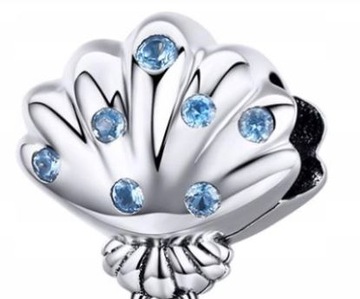 Charms muszla Charmsy muszelka Zawieszka Srebro próby S925 Zawieszki Charms