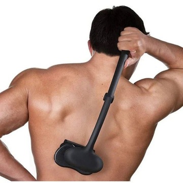 БОЛЬШАЯ БРИТЬВА ДЛЯ СПИНЫ + 2 КАРТРИДЖА ТРИМЕР ДЛЯ БРИТЬИ СКЛАДНАЯ РУЧКА