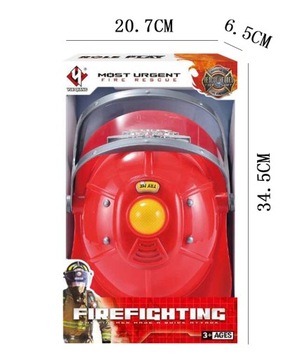 ПОЖАРНЫЙ ШЛЕМ СО ЗВУКАМИ, СВЕТ, ПОЖАРНЫЙ ШЛЕМ, ДЕТИ, СИГНАЛ + АВТОМОБИЛЬ