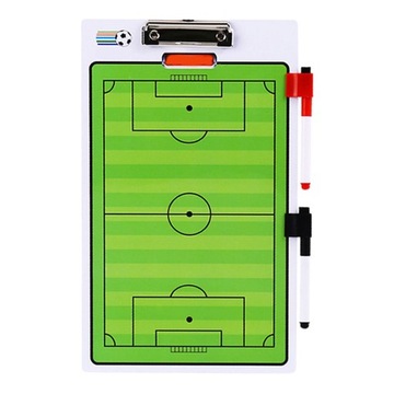 Ball Coaching Board Coaches Clipboard Sports Equipment Reusable with Soccer