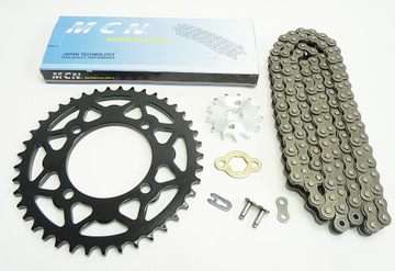 NAPĘD KPL ŁAŃCUCH ZĘBATKI Cross Xmotos 110 125 428