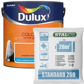 Dulux Kolory Świata Suszone Morele 2,5L + GRATIS