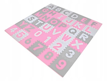 БОЛЬШОЙ КОВРИК-ПАЗЗЛ 36EL EVA 180x180 АЛФАВИТ