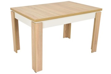Stół C-4sonoma skrzynia biała80x120/160-ROZKŁADANY