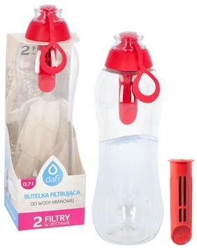 BUTELKA FILTRUJĄCA WODY Dafi 0,7 + 2 FILTRY WKŁADY
