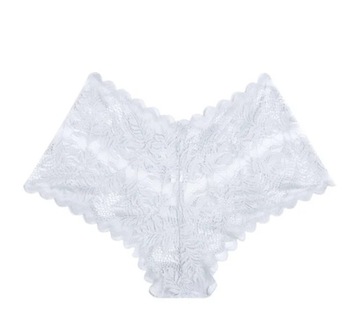 БЕЛЫЕ КРУЖЕВНЫЕ ТРУСЫ-БОКСЕРЫ SEXY кружево 38 М