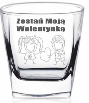 Szklanka do whisky prezent Na WALENTYNKI grawer