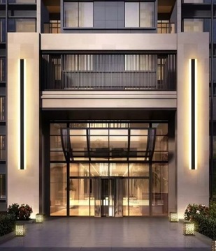 Минималистичный настенный светильник Led 150см 35Вт 230В Теплый белый