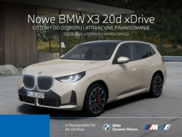 BMW X3 G45 2025 BMW X3 20d xDrive 197 KM mHEV - Gotowy do Odbioru - Pakiet M Pro - Hak 2.0
