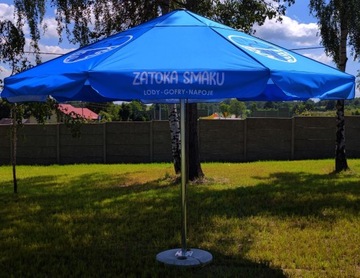 Duży Parasol Ogrodowy Reklamowy z Nadrukiem