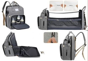 СКЛАДНАЯ ДЕТСКАЯ кроватка-рюкзак-сумка-органайзер 5 в 1 для дорожной кроватки