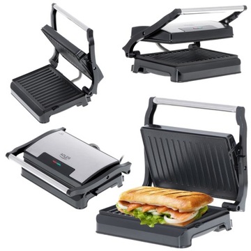 GRILL ELEKTRYCZNY OPIEKACZ DO KANAPEK MOC 1200W ADLER AD3052