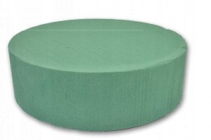 GĄBKA FLORYSTYCZNA mokra CYLINDER do KWIATÓW 22cm
