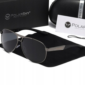 OKULARY Z POLARYZACJĄ UV400 AVIATOR POLARSKY