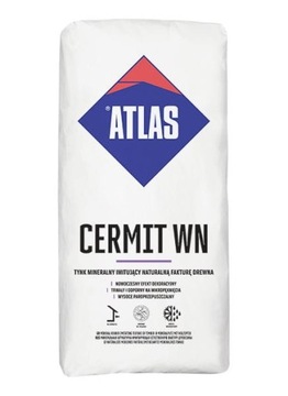ATLAS CERMIT WN tynk mineralny gładki (do wyciskania wzorów) 25kg
