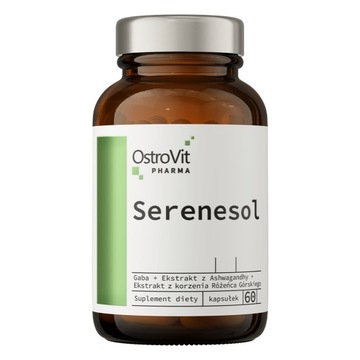 OstroVit Serenesol na uspokojenie STRES GABA Ashwagandha RÓŻENIEC Górski