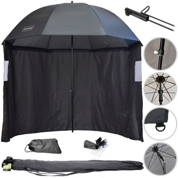 PARASOL WĘDKARSKI WODOSZCZELNY 220cm WBIJAK !!!!