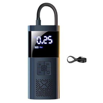 Przenośna pompka do opon samochodowych z pompką powietrza z kablem USB