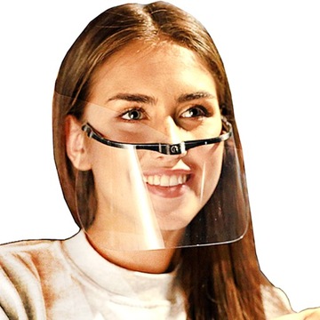 MINI PRZYŁBICA OCHRONNA USTA NOS MASKA TWARZY