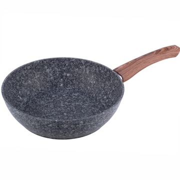 PATELNIA GRANITOWA GRUBA 28 CM INDUKCJA KAMILLE