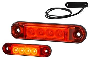 Lampa obrysowa LED do przyczepy lawety naczepy ciężarówk HOR-88 LD2329