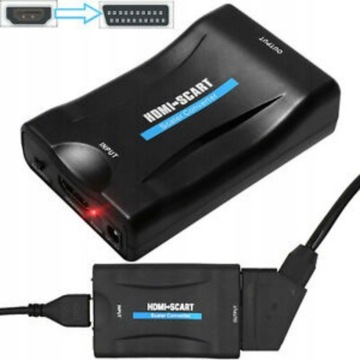 Адаптер-конвертер SCART EURO HDMI Zadziwka