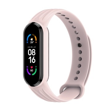 OPASKA SPORTOWA W PASY DO MI BAND 5/6/7 - PINK