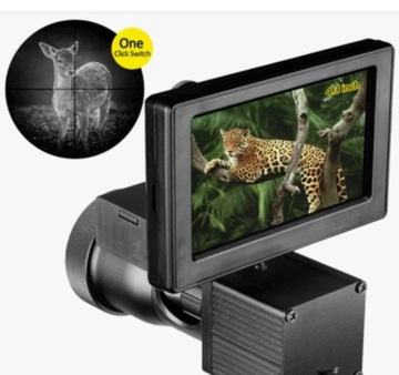 Kamera Noktowizyjna Kamera leśna Bezprzewodowa OBRAZ HD ekran LCD regulacja