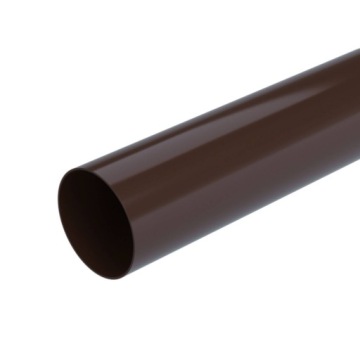 Galeco PVC 50 Rura spustowa cięta 1,5mb brąz ciemny