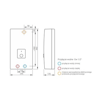KOSPEL OGRZEWACZ PRZEPŁYWOWY HYDRAULIC-18 18KW 48h