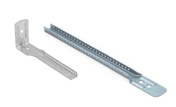 Вешалка с нониусом гнутая нижняя + вешалка с нониусом верхняя 20 см. Набор 40 шт.