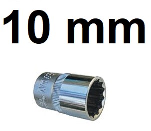 Nasadka 1/2'' 12-kątna 10mm S04H4910 Jonnesway