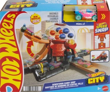 HOT WHEELS CITY Набір Магазинчик Жувальна гумка + машинка, для дітей +4 роки