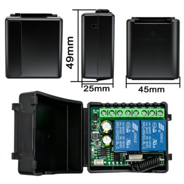 Реле дистанционного управления с пультом в корпусе 433 Mhz 85-250V 10A