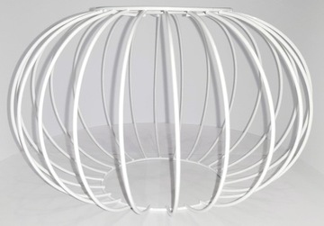 Проволочный абажур Тыква белый Е27