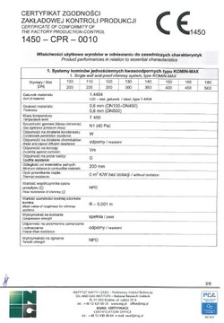 Кислотостойкая труба Fi 150 Облицовка дымохода Дымоход 1Мб