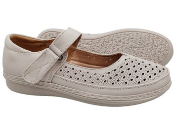 ОБУВЬ ЖЕНСКАЯ Широкая, легкая, застежка-липучка, Стелька КОЖАНАЯ ПРОФИЛИРОВАННАЯ, размер 39.