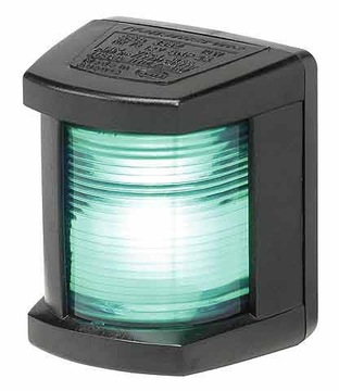 Lampa nawigacyjna pozycyjna zielona Hella Marine 3562 czarny korpus