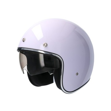 Kask otwarty SHIRO SAGA M (57-58) biały klasyczny