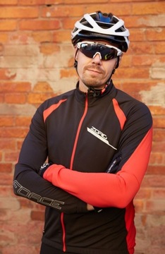 Куртка FORCE ZORO, черно-красная S