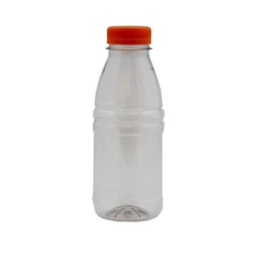 Butelka PET 400ml okrągła + nakrętka 108 szt