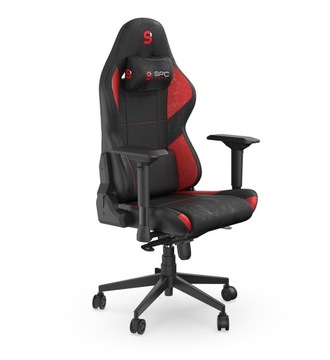 FOTEL GAMINGOWY SPC GEAR SR600 BIUROWY OBROTOWY WYGODNY DLA GRACZA