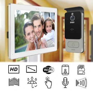 НАБОР ВИДЕОДОМОНОНА 5TECH VERUS ONE С СЕНСОРНЫМ МОНИТОРОМ WiFi 8' ПРИЛОЖЕНИЕ TUYA