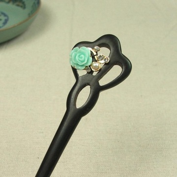 Vintage Wooden Chopstick Hair Stick Pin