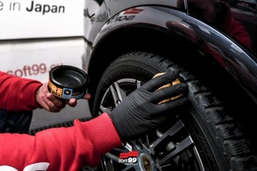 Soft99 Tire Black Wax 170G Воск для покраски шин