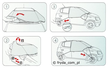 Большой противоморозный коврик для окон
