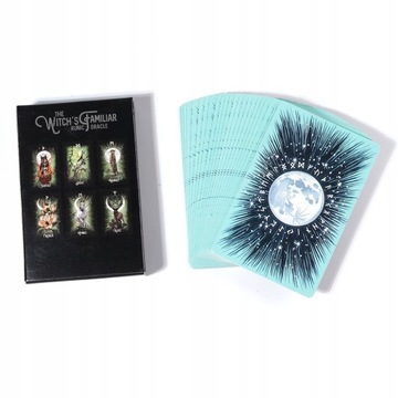 Ведьма-фамильяр Рунический оракул 24-карточный Инди Таро